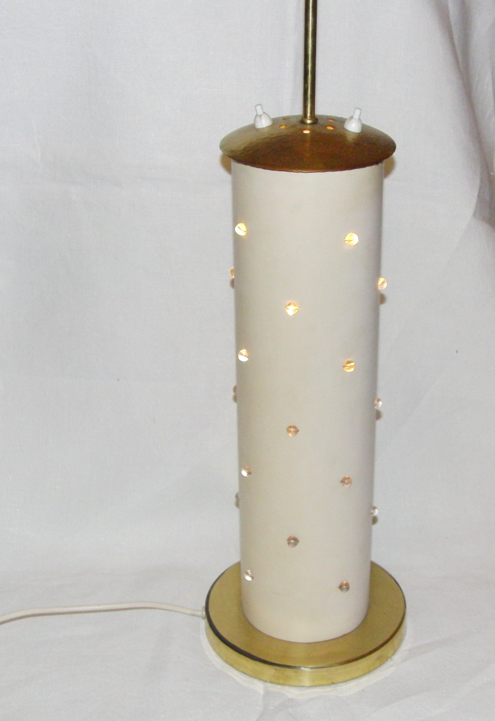 1950 Lampe  Design Messing