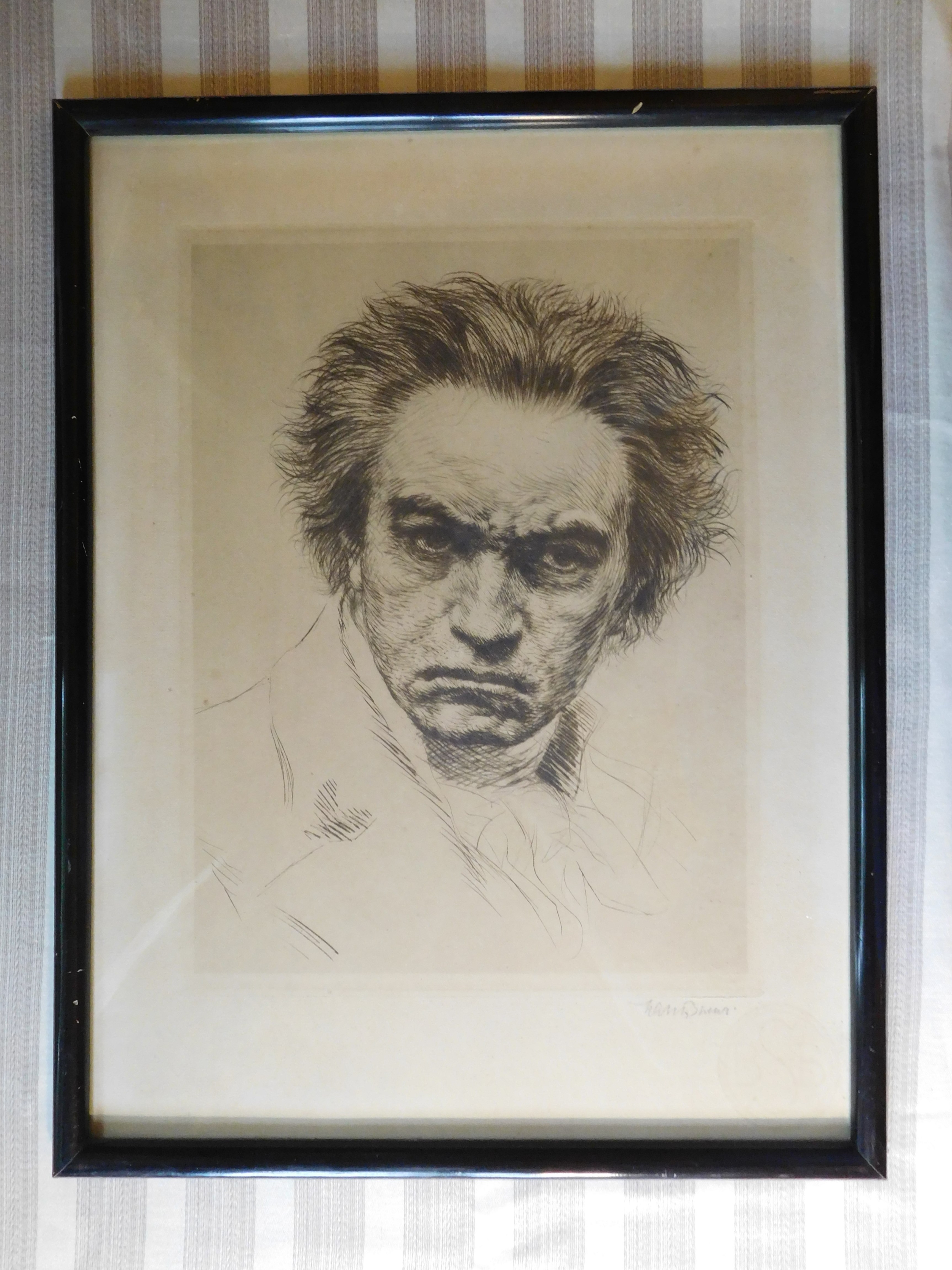 Beethoven Original Radierung