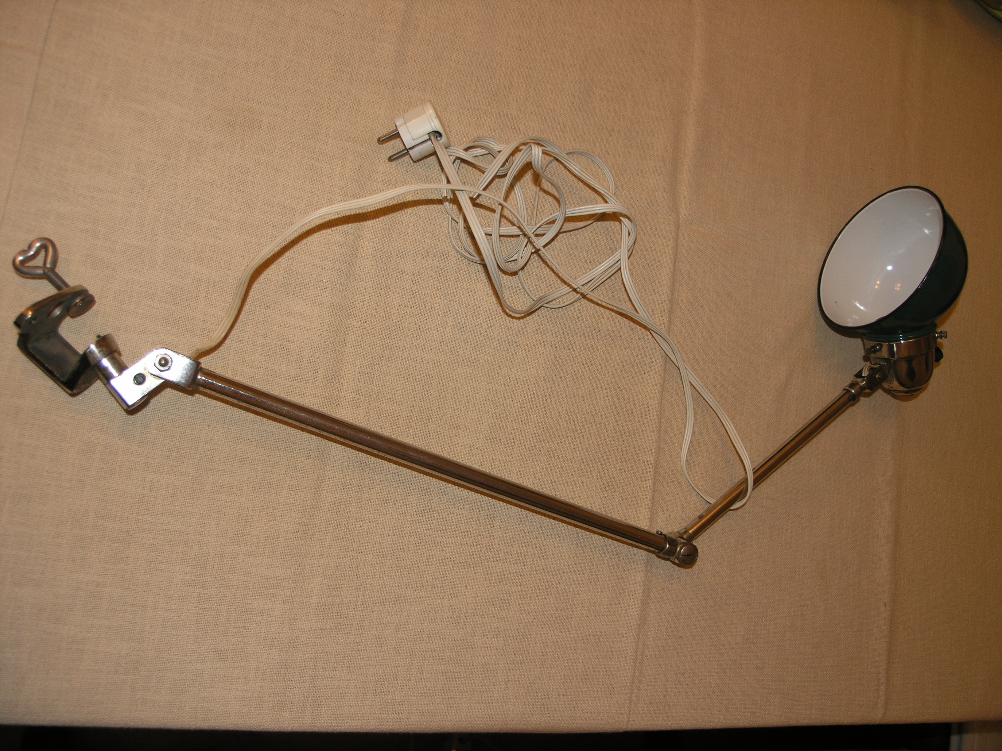 Schreibtischleuchte Bauhaus antik