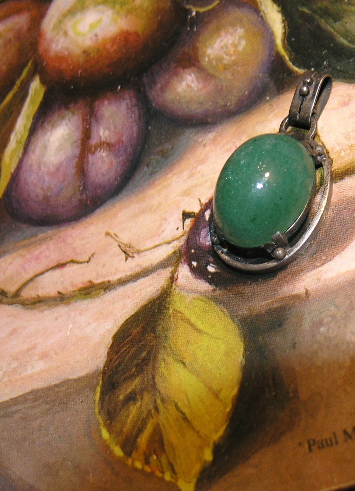 Anhnger Silber Jugendstil Bauhaus