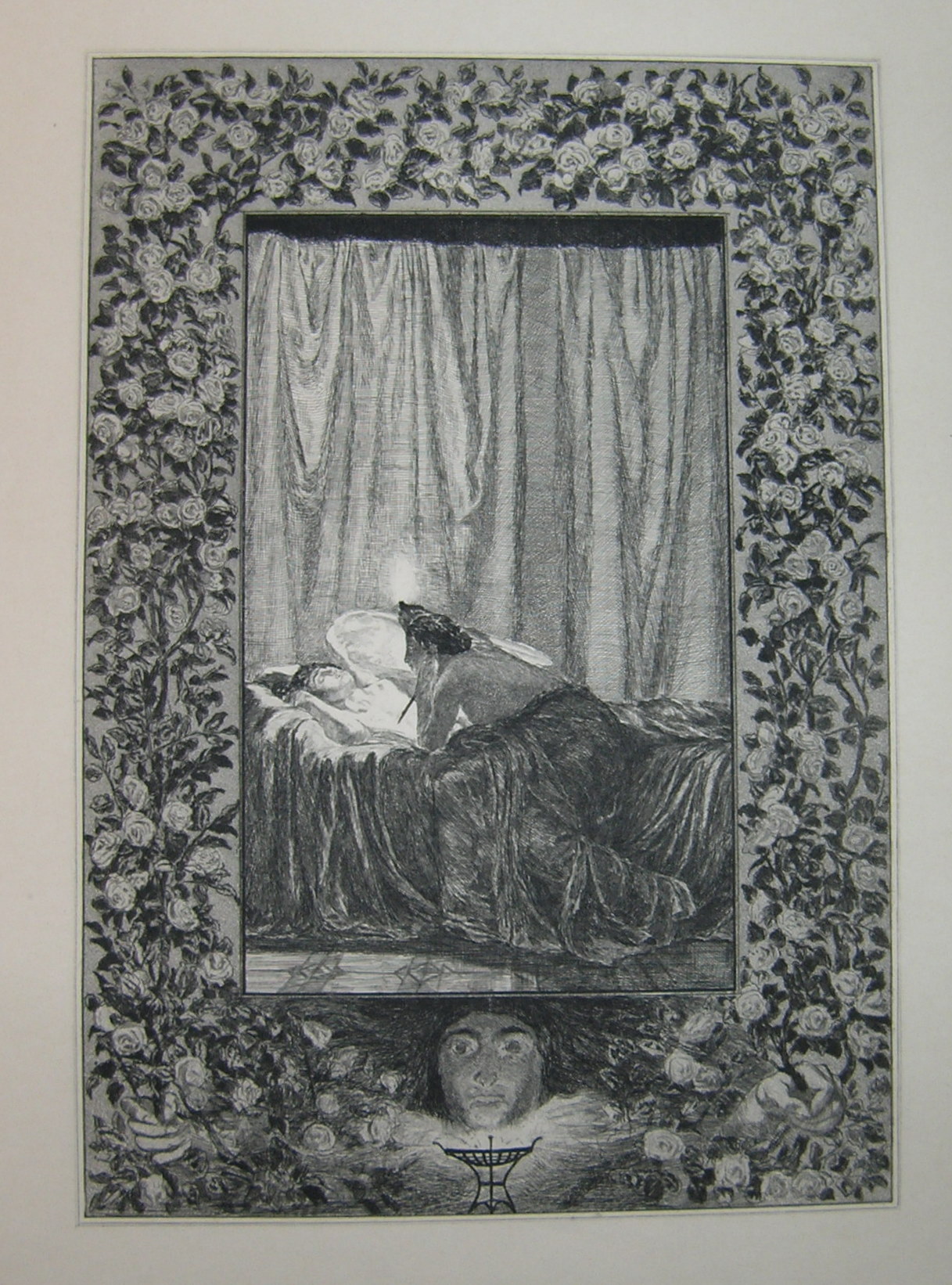 Max Kinger Radierung Original