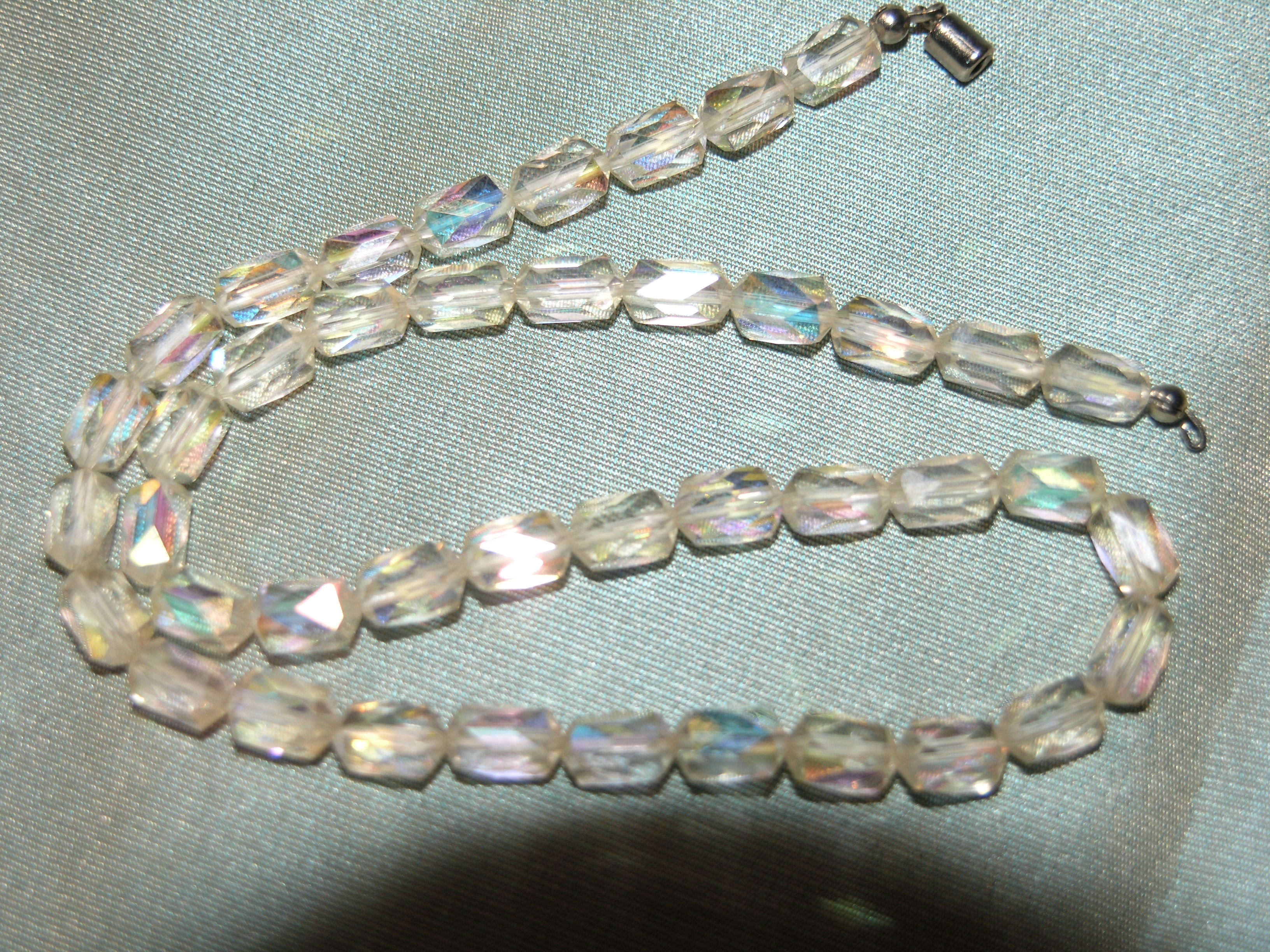 Glasperlenkette Kristall Aurea Boralis