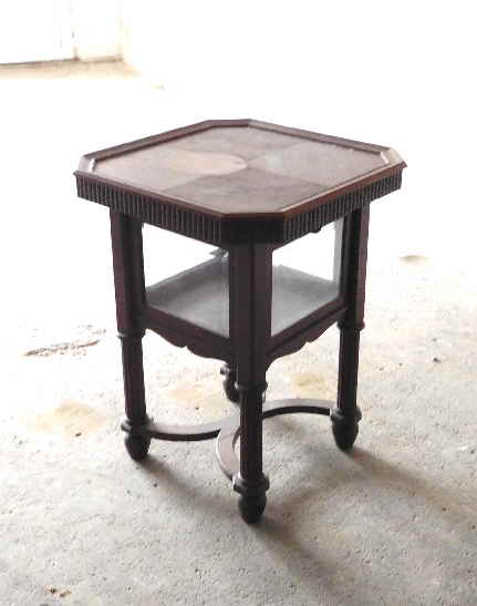 Tisch  Vitrinentisch Kristallglas