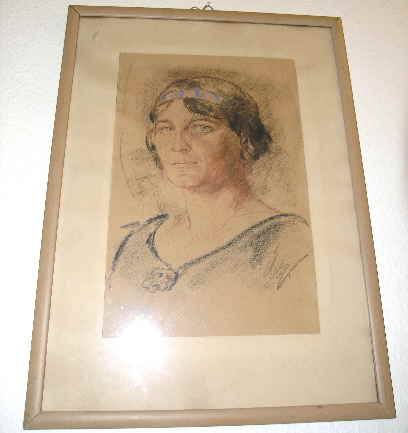 Indianerin signiert Eber 1925