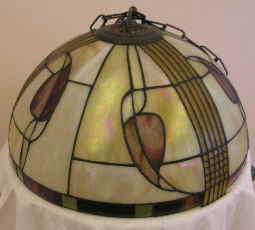 ampenschirm Perlmuteffekt geometrisch ARt deko 