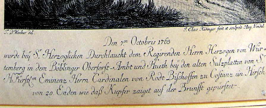 Kupferstich Augsburger Kupferstecher