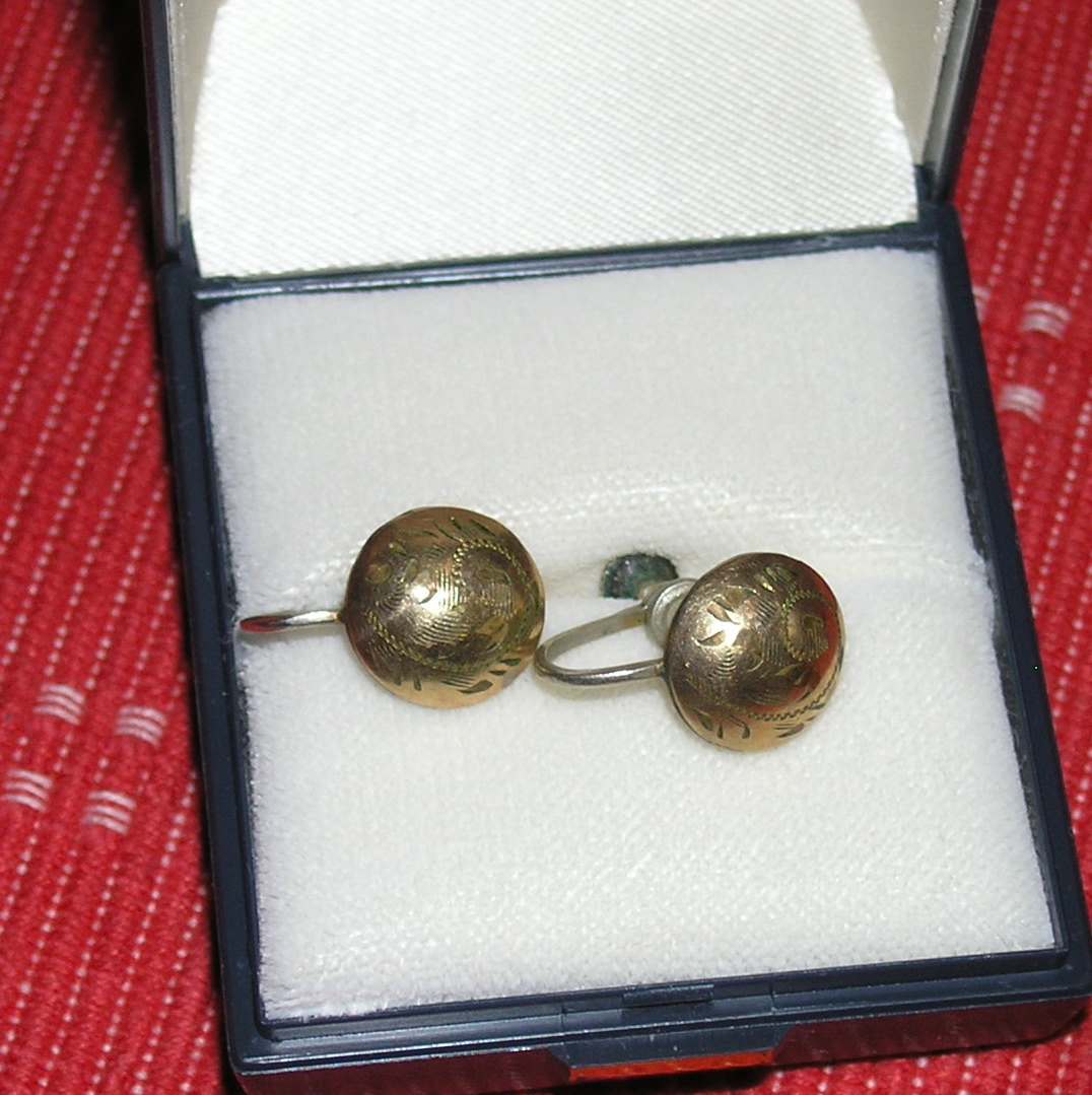 goldohrringe filled gold